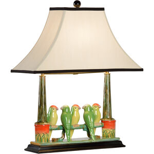 Wildwood 22 inch 60 watt Hand Painted Table Lamp Portable Light