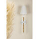 Mariana 1 Light 6 inch Textured White Wall Sconce Wall Light