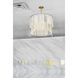 Melisa 6 Light 24 inch Aged Brass Chandelier Ceiling Light