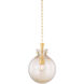 Benita 1 Light 12 inch Aged Brass Pendant Ceiling Light