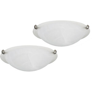 Madison 2 Light 12 inch Brushed Pewter Flush Mount Ceiling Light