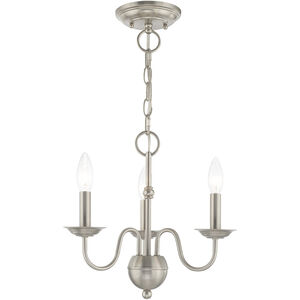 Windsor 3 Light 14.00 inch Mini Chandelier