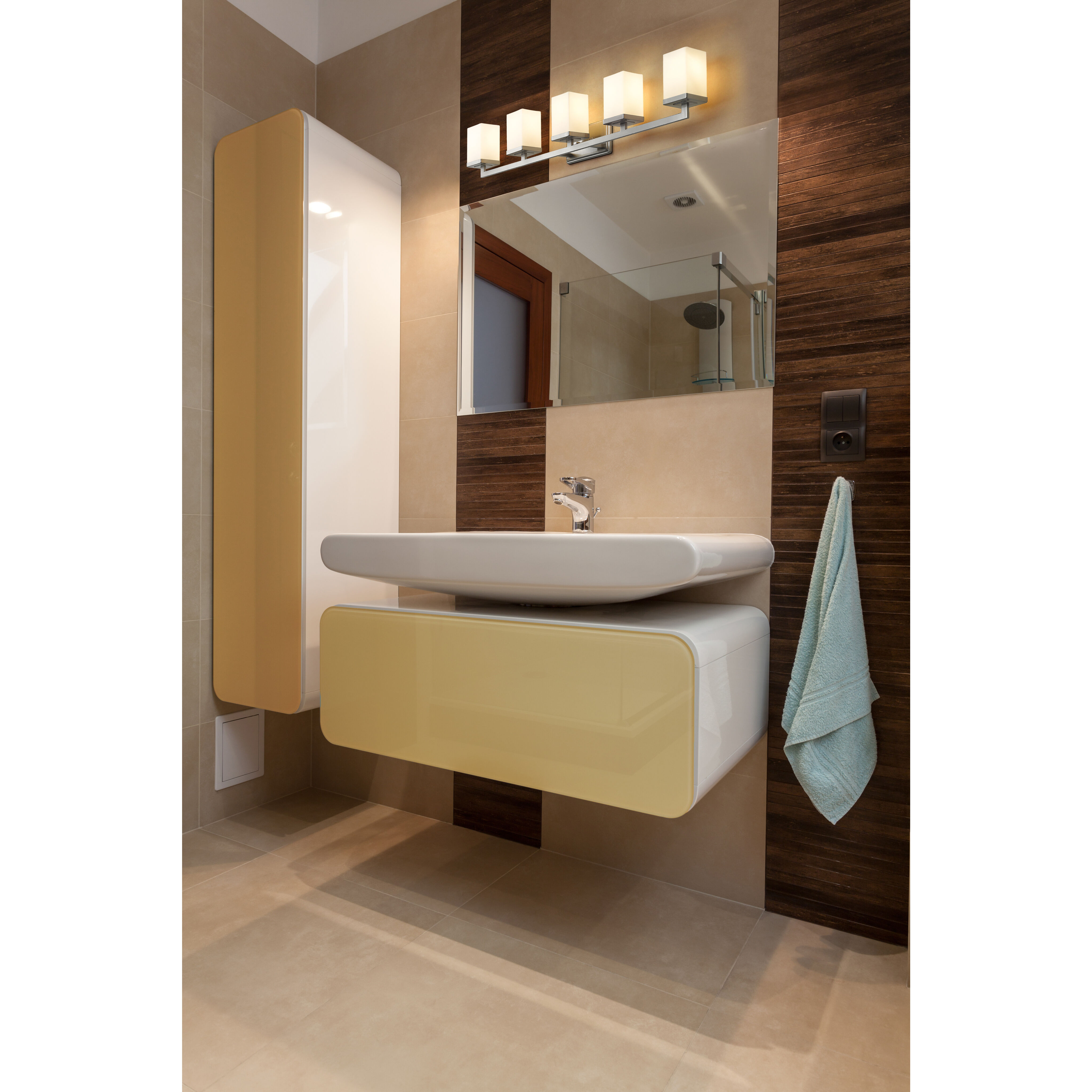 Tidal 5 Light 40.00 inch Bathroom Vanity Light