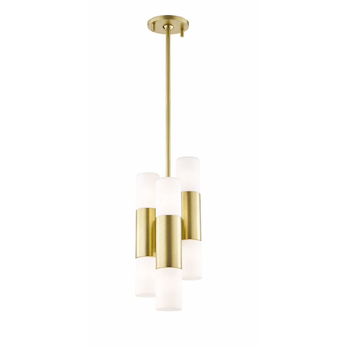 Lola LED 7.5 inch Aged Brass Pendant Ceiling Light