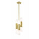 Lola LED 7.5 inch Aged Brass Pendant Ceiling Light