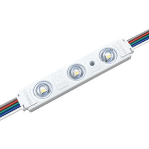 Channel Ray RGBW 1 Light White LED Module Ceiling Light