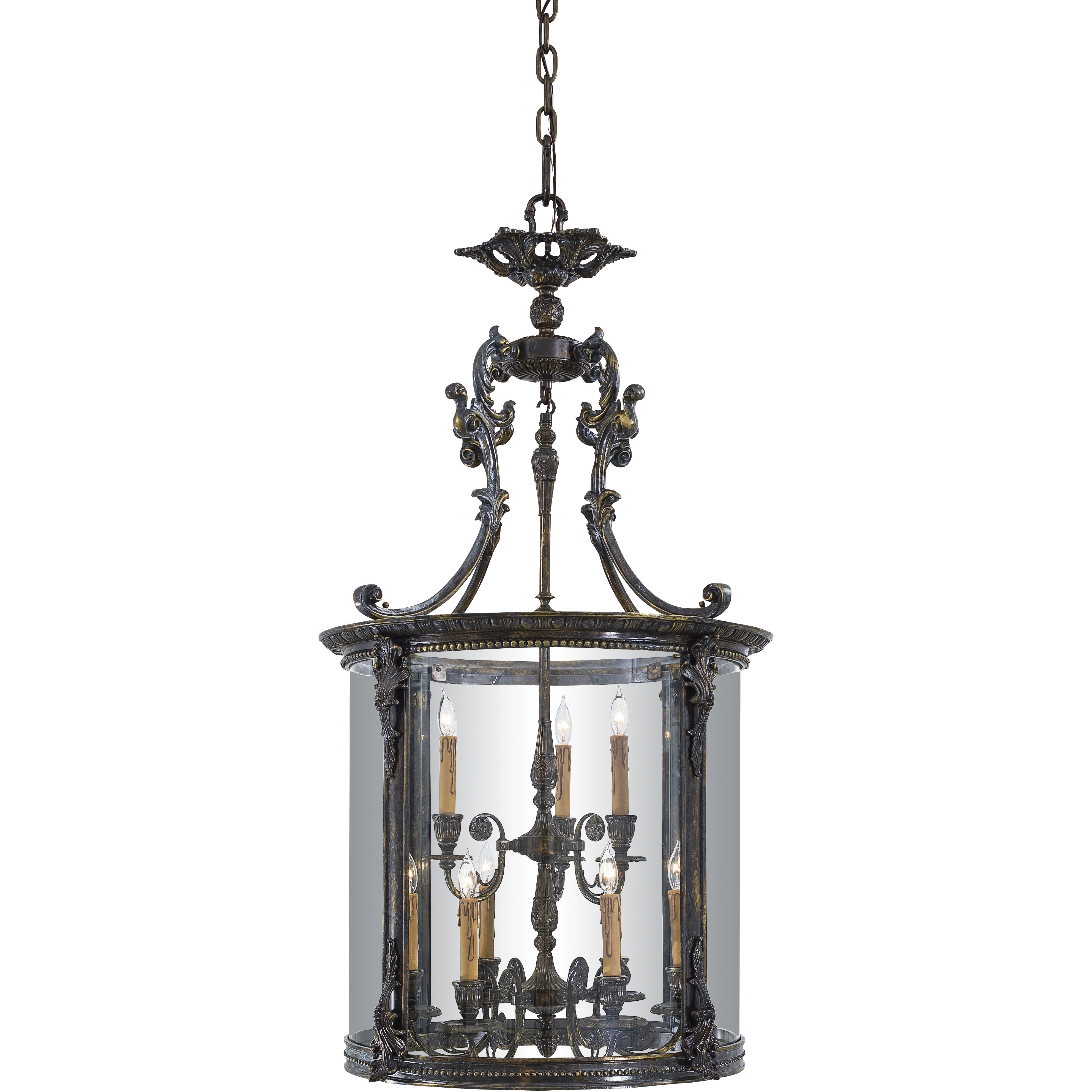 Metropolitan Family Collection 9 Light 26.5 inch French Oxide Pendant Ceiling Light