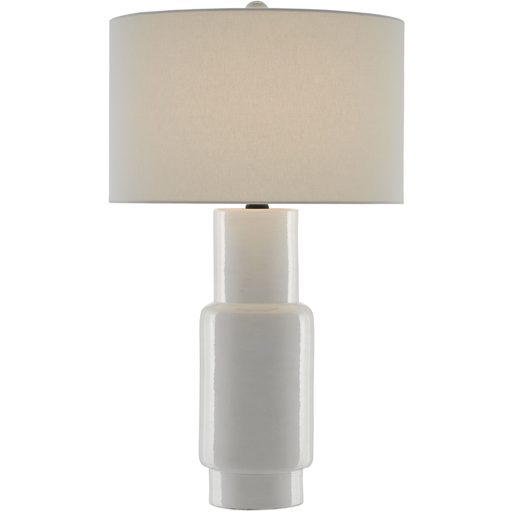 Janeen 30.75 inch 150 watt White/Satin Black Table Lamp Portable Light