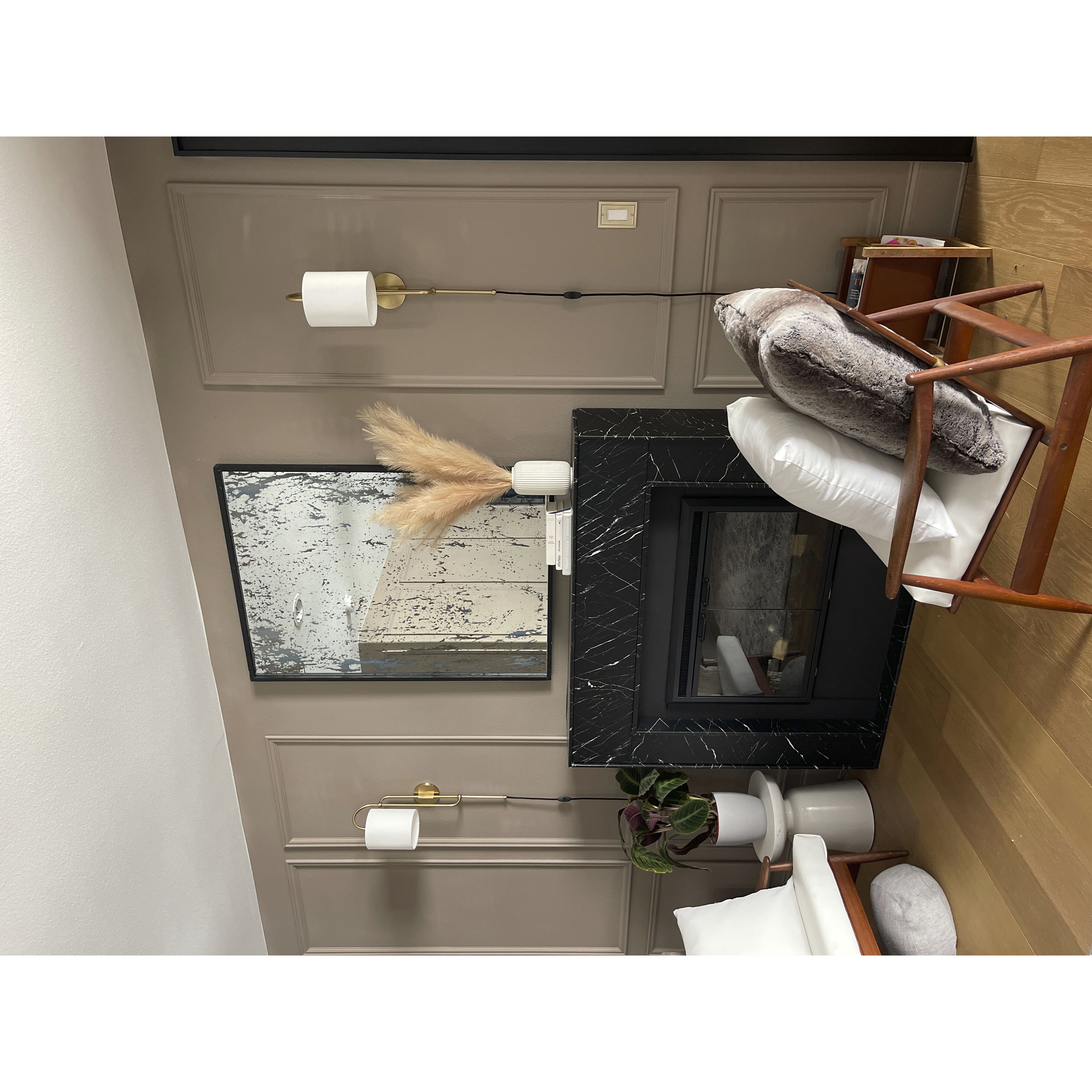 Caroline 1 Light 7 inch Aged Brass Plug-In Sconce Wall Light