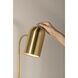 Romee 1 Light 4.75 inch Aged Brass Plug-in Sconce Wall Light