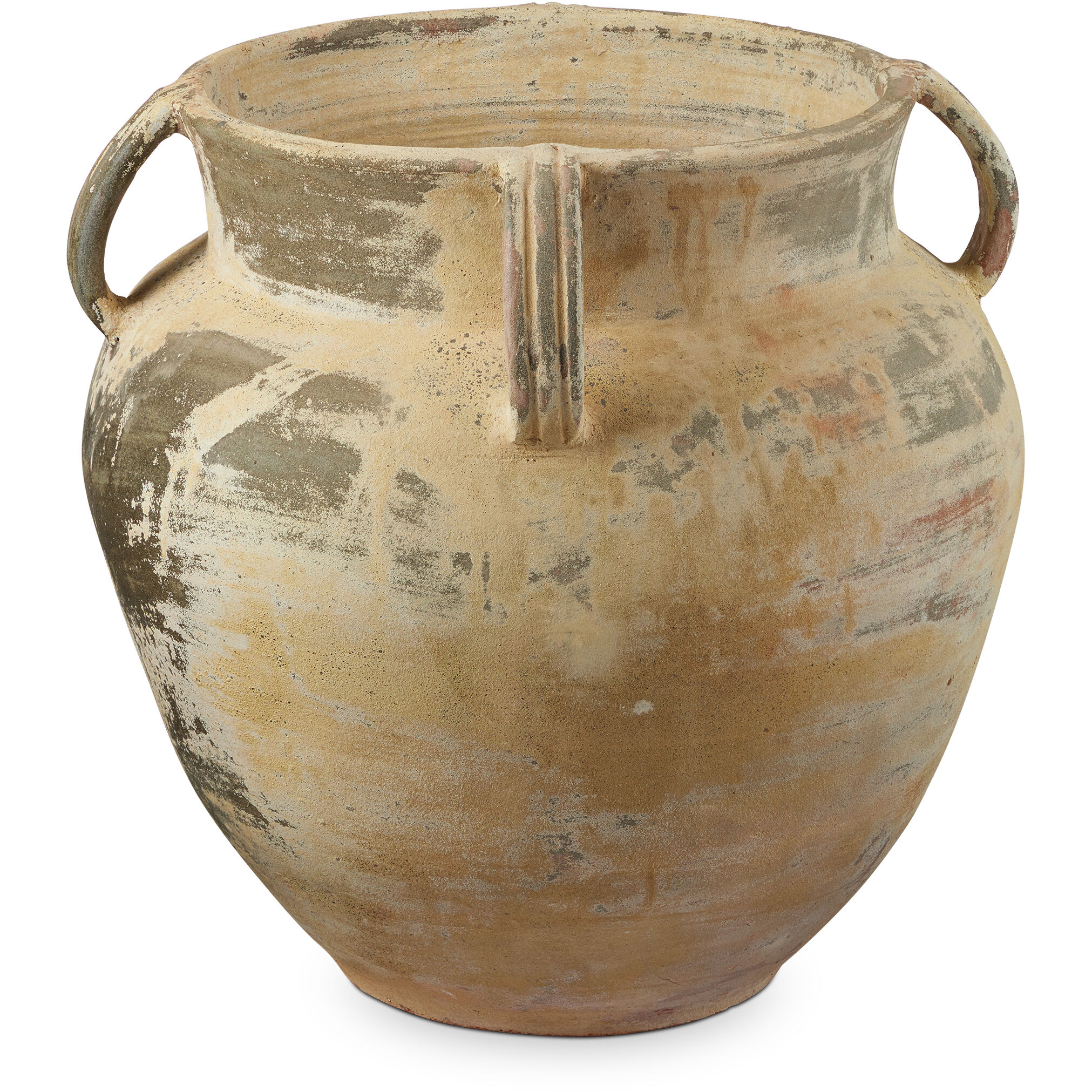 Agrigento Antique White Outdoor Planter