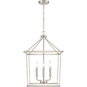 Emmett 4 Light 17 inch Brushed Nickel Pendant Ceiling Light