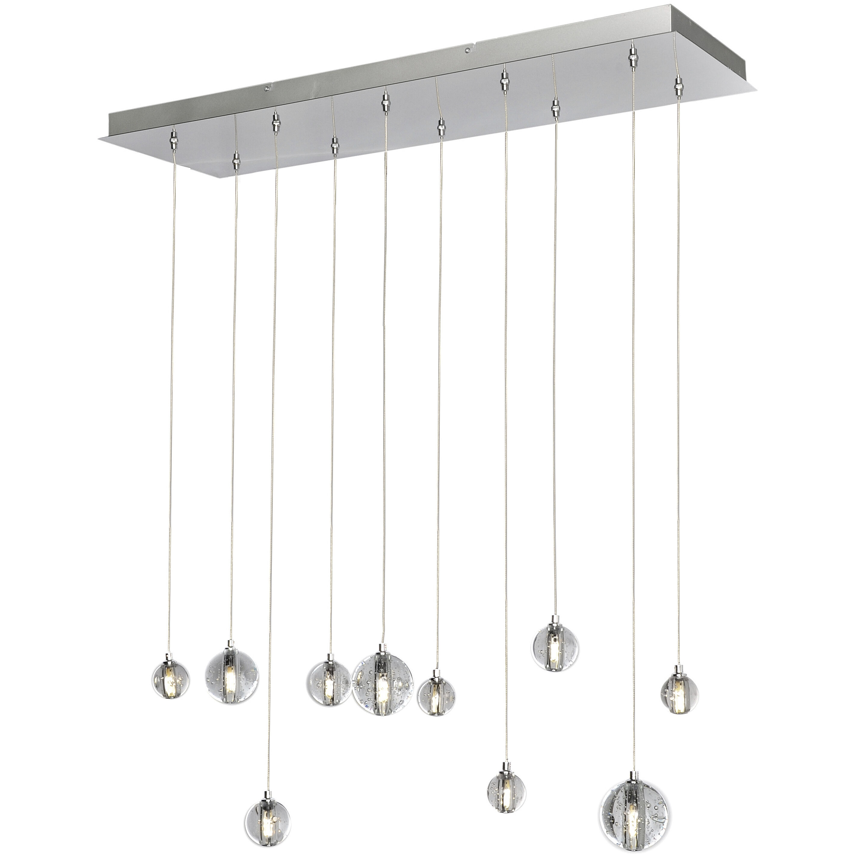 Harmony LED 33.75 inch Polished Chrome Linear Pendant Ceiling Light
