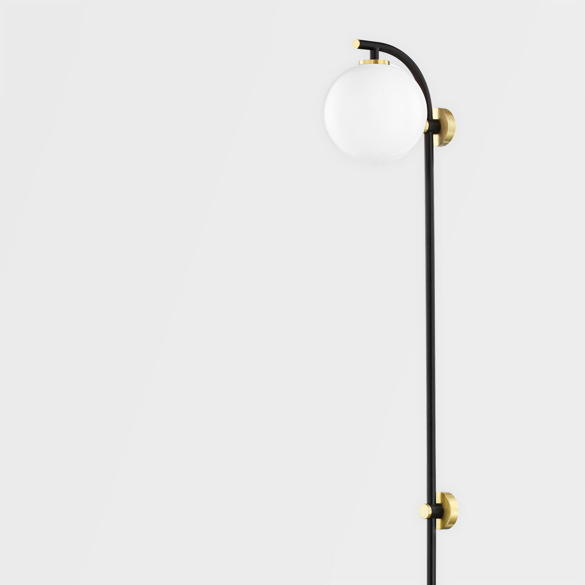 Faye 4.00 watt Aged Brass/Soft Black Portable Wall Sconce Wall Light