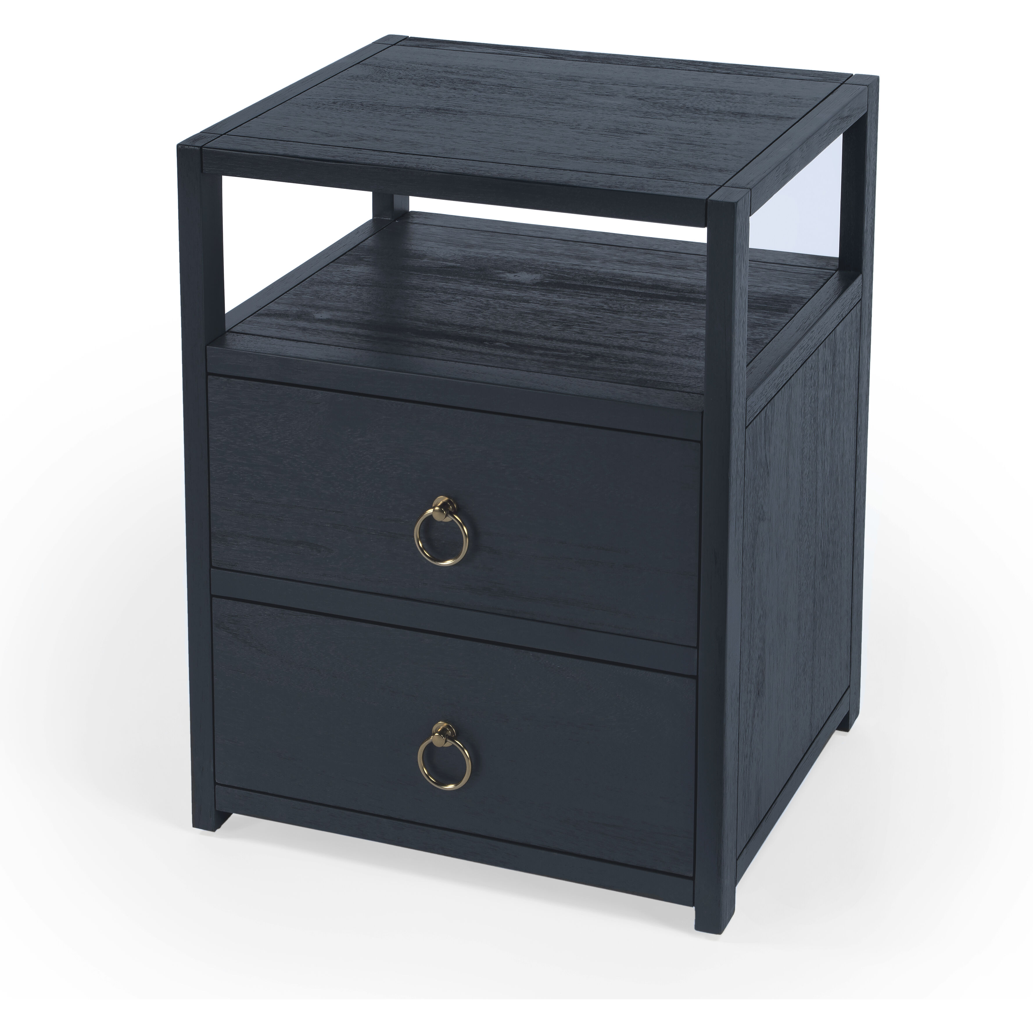 Lark Nightstand in Navy Blue