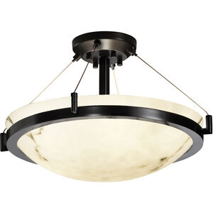 Lumenaria 3 Light 18.00 inch Semi-Flush Mount