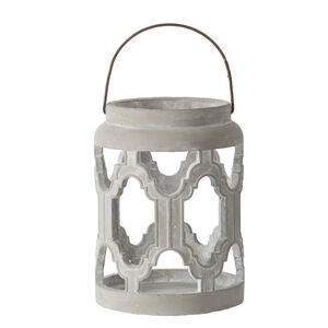 Garden 9.1 inch Gray Lantern