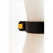 Julia 1 Light 8 inch Aged Brass / Black Wall Sconce Wall Light in Aged Brass and Black