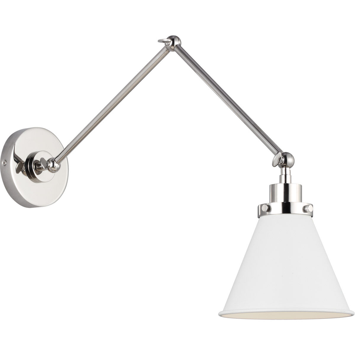 C&M by Chapman & Myers Wellfleet 1 Light 7.25 inch Swing Arm Light/Wall Lamp