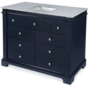 Harley 48" Single Bathroom Vanity Set in Navy Blue