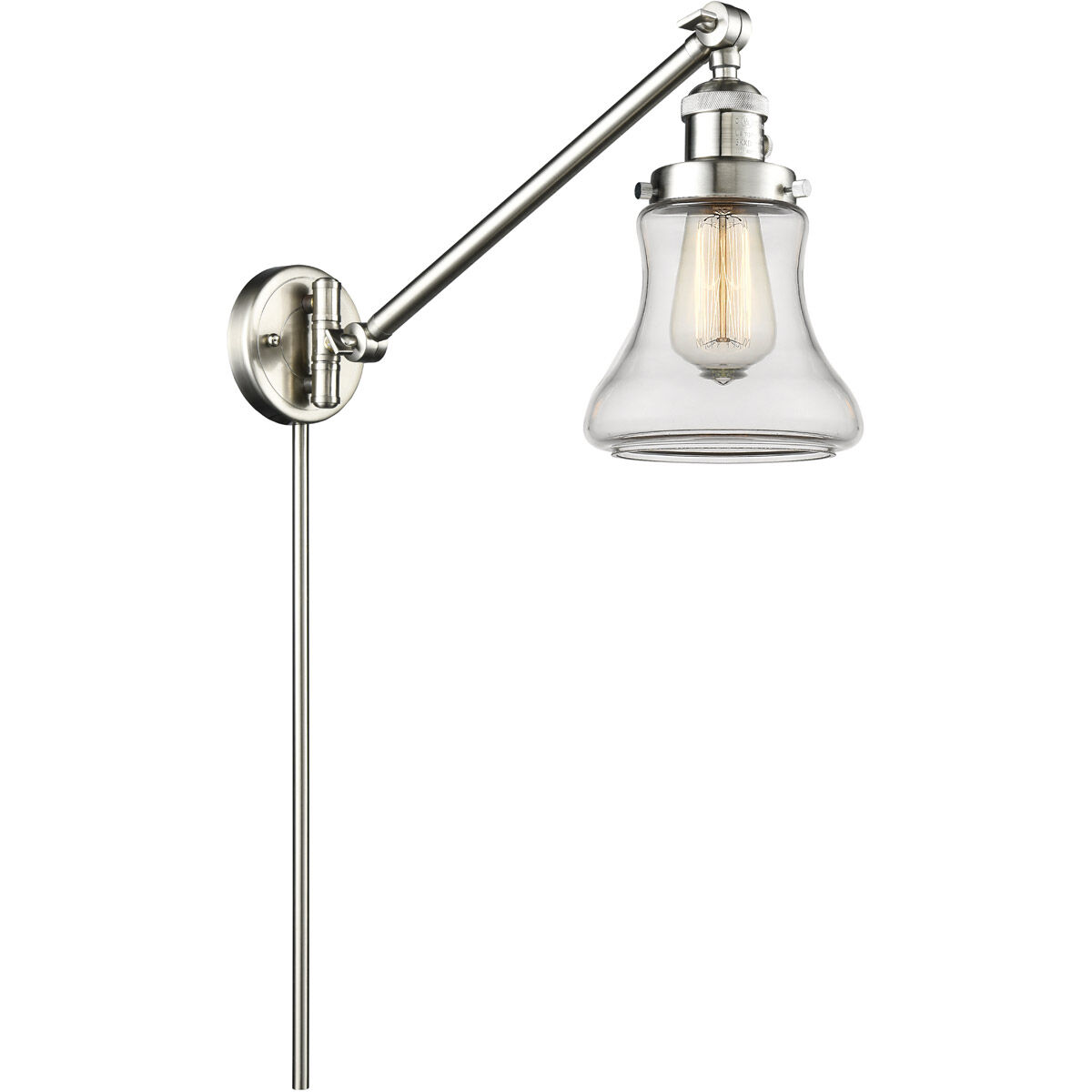 Bellmont 1 Light 8.00 inch Swing Arm Light/Wall Lamp