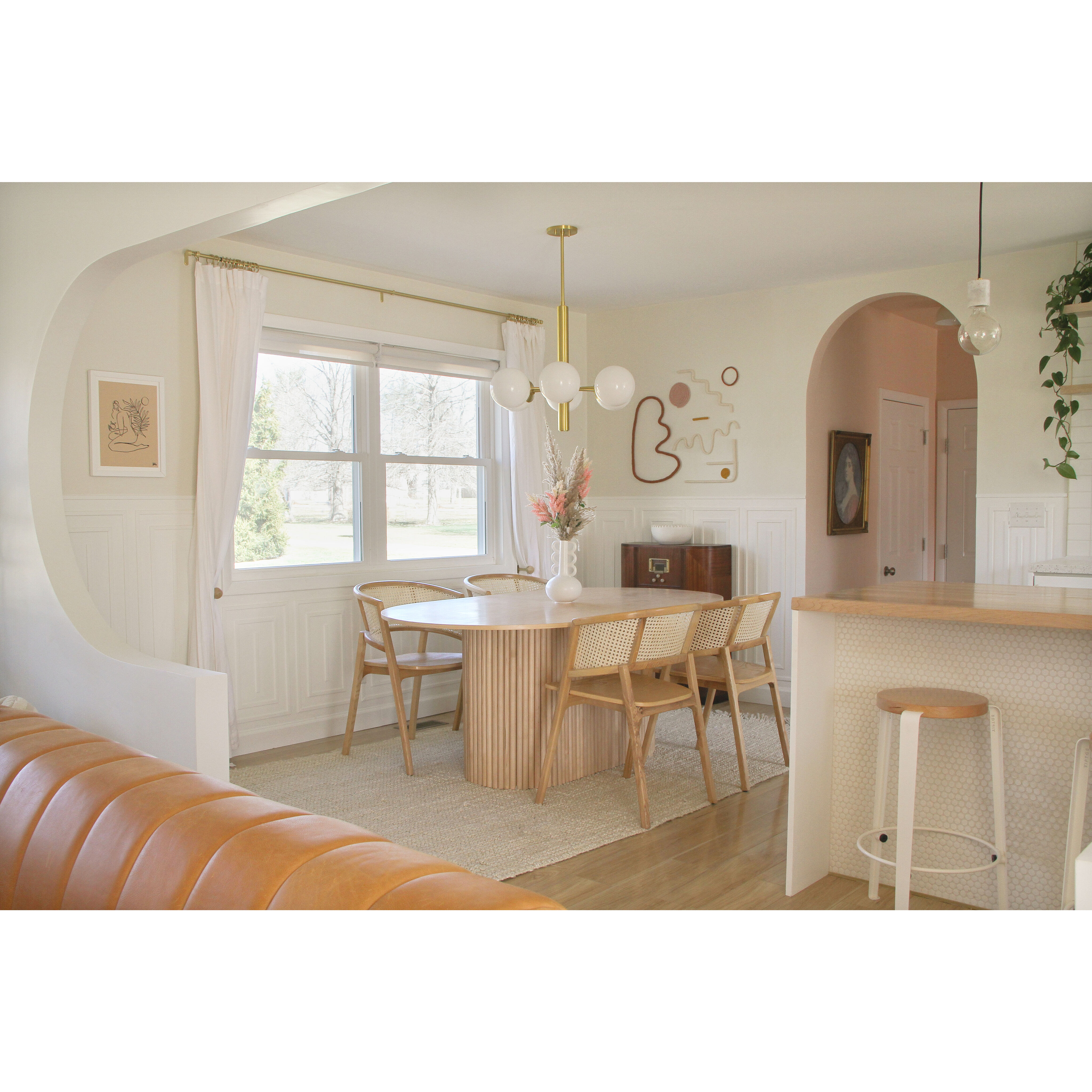 Stella 6 Light 28 inch Aged Brass Chandelier Ceiling Light