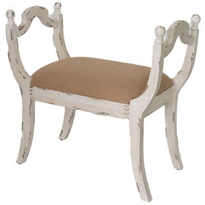 Anita White/Beige Bench