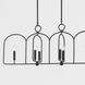 Mallory 6 Light 45 inch Aged Iron Island Pendant Ceiling Light