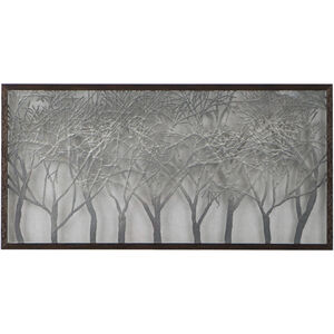 Giotto Grey and Dark Brown Wall Art