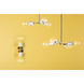 Asime 3 Light 25.25 inch Polished Nickel Semi Flush Mount Ceiling Light