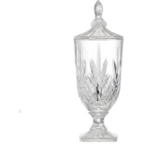 Anita Clear and Polished Silver Drink Dispenser