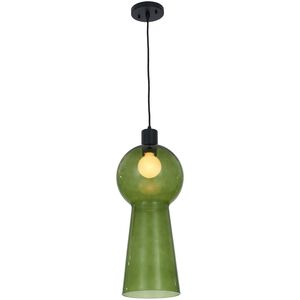 Cores 1 Light 9 inch Matte Black Pendant Ceiling Light