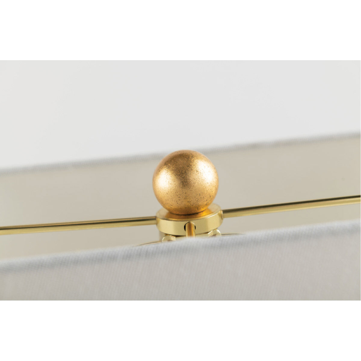 Brynn 17 inch 60 watt Cloud and Gold Leaf Table Lamp Portable Light