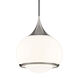 Reese 1 Light 14 inch Polished Nickel Pendant Ceiling Light