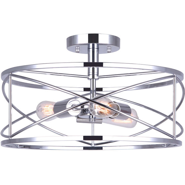 Malene 3 Light 16.00 inch Semi-Flush Mount