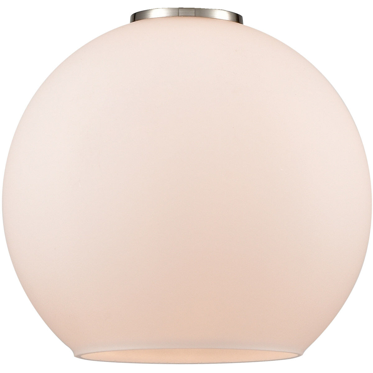 Ballston Athens Cased Matte White Glass, Ballston