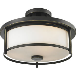 Savannah 2 Light 13.75 inch Semi-Flush Mount