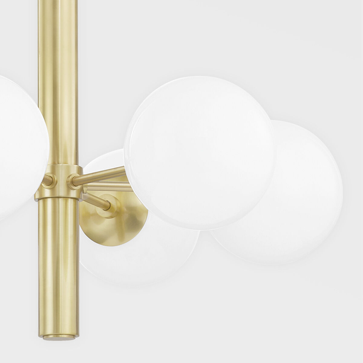 Stella 6 Light 28 inch Aged Brass Chandelier Ceiling Light