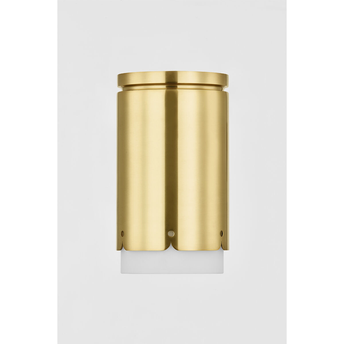 Asa 1 Light 4.75 inch Aged Brass Flush Mount Ceiling Light