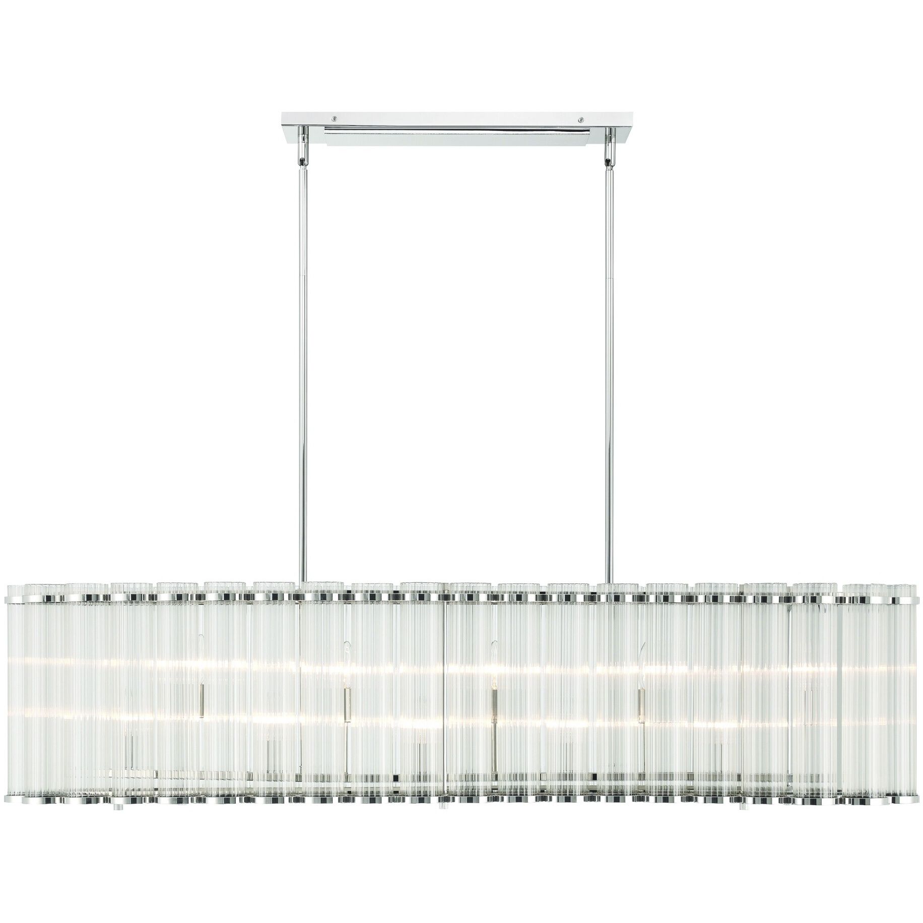 Glasbury 10 Light 12.75 inch Island Light