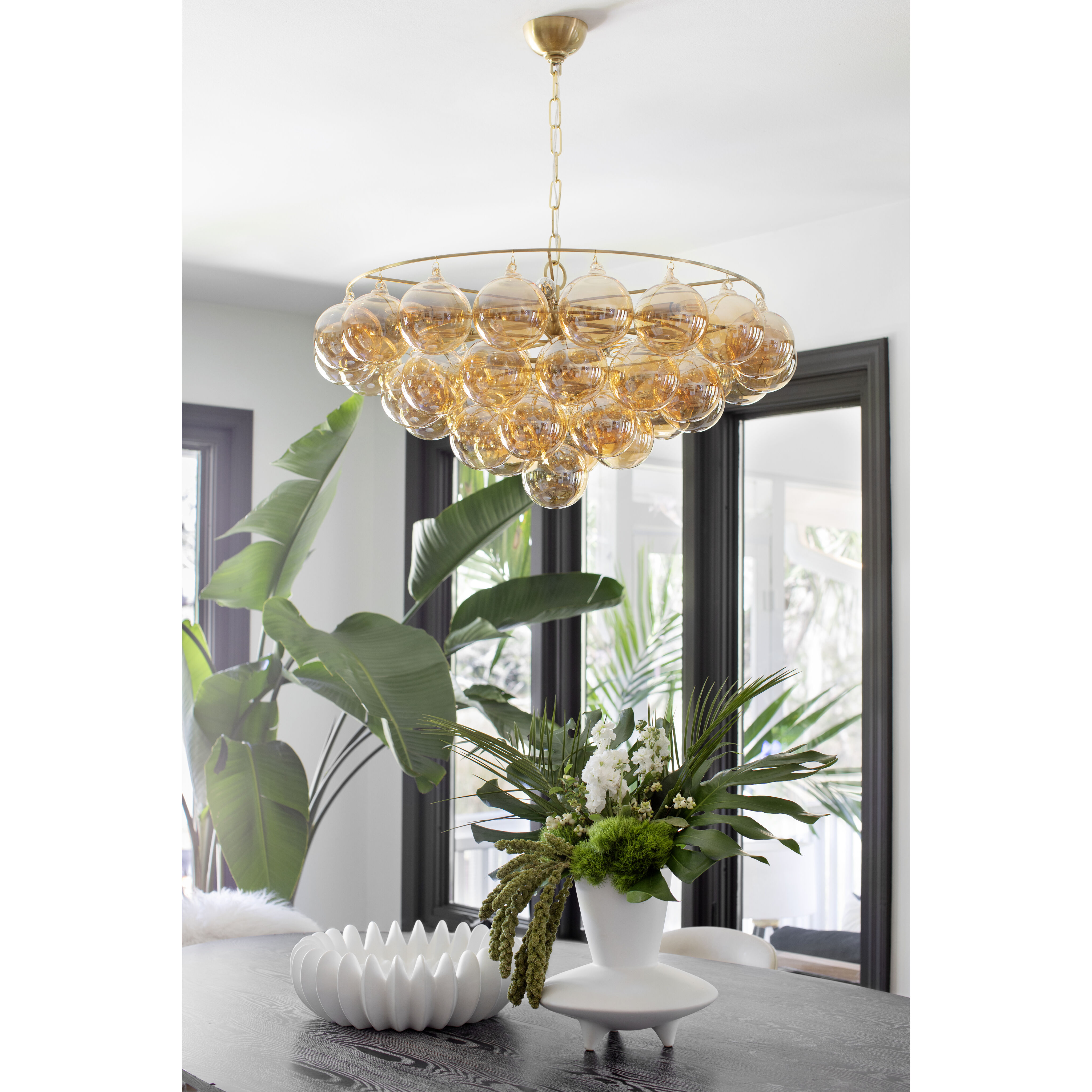 Mimi 9 Light 32 inch Aged Brass Chandelier Ceiling Light