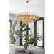 Mimi 9 Light 32 inch Aged Brass Chandelier Ceiling Light
