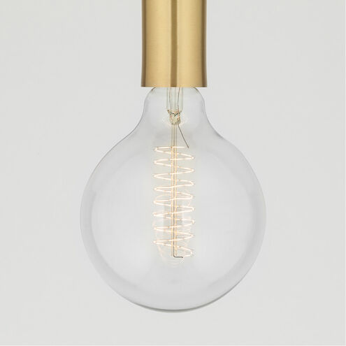 Ringo 1 Light 9 inch Aged Brass Semi Flush Ceiling Light