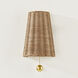 Naida 1 Light 7.5 inch Aged Brass Wall Sconce Wall Light