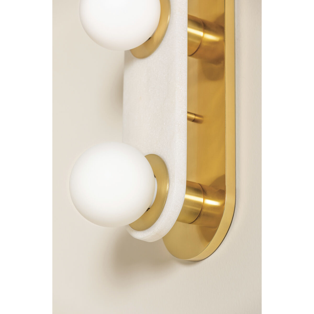 Zora 3 Light 4.75 inch Aged Brass Bath and Vanity Wall Light