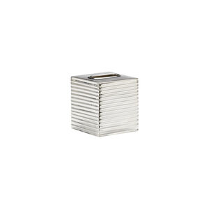 Chelsea House 5 inch Polished Nickel Decorative Tissue Box