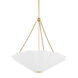 Alana 3 Light 26 inch Aged Brass Pendant Ceiling Light