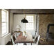 Helena 25 inch 60 watt Aged Brass/Ceramic Matte White Speck Table Lamp Portable Light