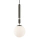 Brielle 1 Light 10 inch Polished Nickel Pendant Ceiling Light