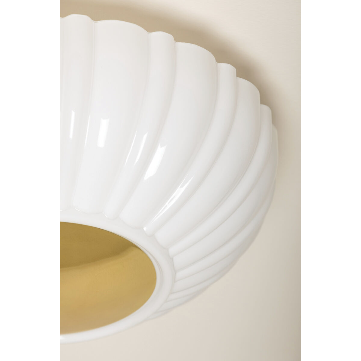 Anne 2 Light 15 inch Aged Brass Flush Mount Ceiling Light